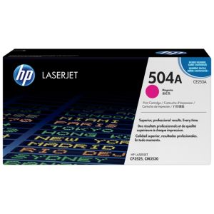 Toner HP CE253A (504A), bíborvörös (magenta), eredeti