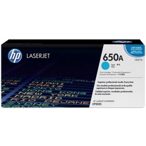 Toner HP CE271A (650A), azúr (cyan), eredeti