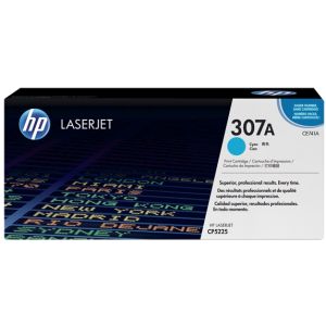 Toner HP CE741A (307A), azúr (cyan), eredeti