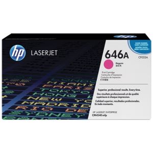 Toner HP CF033A (646A), bíborvörös (magenta), eredeti