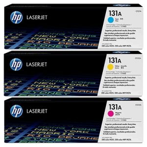 Toner HP U0SL1AM (131A), hármas csomagolás, többszínű, eredeti