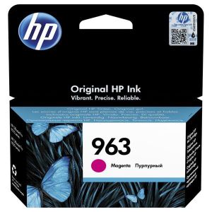 HP 963, 3JA24AE tintapatron, bíborvörös (magenta), eredeti