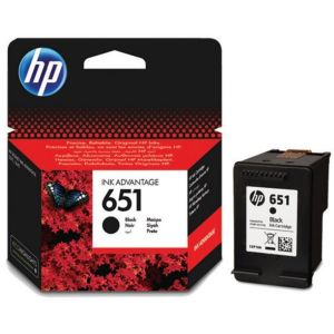 HP 651 (C2P10AE) tintapatron, fekete (black), eredeti