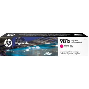 HP 981X, L0R10A tintapatron, bíborvörös (magenta), eredeti