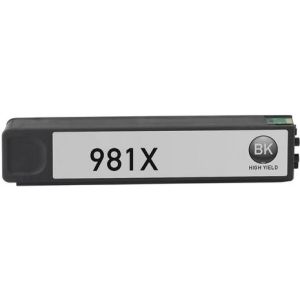 HP 981X, L0R12A tintapatron, fekete (black), alternatív