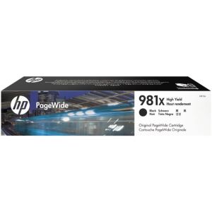 HP 981X, L0R12A tintapatron, fekete (black), eredeti