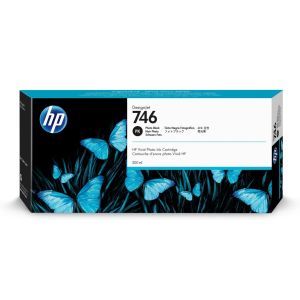 HP 746, P2V82A tintapatron, fotó fekete (photo black), eredeti