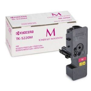 Toner Kyocera TK-5220M, 1T02R9BNL1, bíborvörös (magenta), eredeti