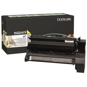 Toner Lexmark 15G041Y (C752), sárga (yellow), eredeti