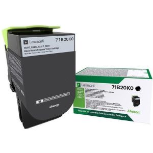 Toner Lexmark 71B20K0 (CS317, CS417, CS517), fekete (black), eredeti