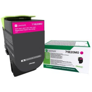 Toner Lexmark 71B20M0 (CS317, CS417, CS517), bíborvörös (magenta), eredeti