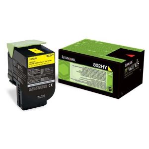 Toner Lexmark 802HY, 80C2HY0 (CX410, CX510), sárga (yellow), eredeti