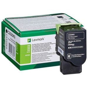 Toner Lexmark C2320K0 (MC2640, C2535, C2425, MC2425, MC2535), fekete (black), eredeti