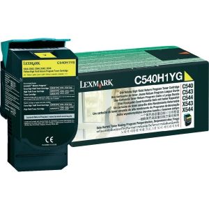 Toner Lexmark C540H1YG (C540, C543, C544, X543, X544), sárga (yellow), eredeti