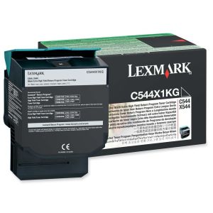 Toner Lexmark C544X1KG (C544, X544, X546), fekete (black), eredeti