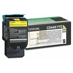 Toner Lexmark C544X1YG (C544, X544, X546), sárga (yellow), eredeti