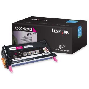 Toner Lexmark X560H2MG (X560), bíborvörös (magenta), eredeti