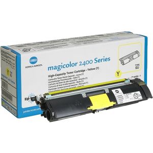 Toner Konica Minolta A00W132, 1710589005 (MagiColor 2400, 2500), sárga (yellow), eredeti