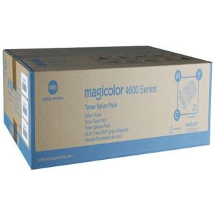 Toner Konica Minolta A0DKJ51 (MagiColor 4650), CMY, hármas csomagolás, többszínű, eredeti