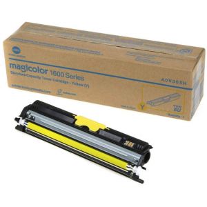 Toner Konica Minolta A0V305H (1600, 1650, 1680, 1690), sárga (yellow), eredeti