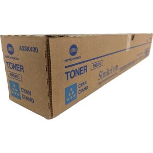 Toner Konica Minolta TN321C, A33K450, azúr (cyan), eredeti