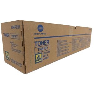 Toner Konica Minolta TN610Y, A04P250, sárga (yellow), eredeti