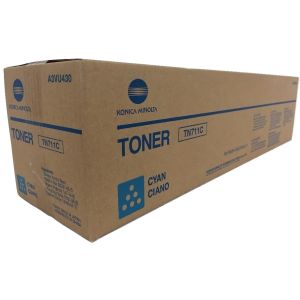 Toner Konica Minolta TN711C, A3VU450, azúr (cyan), eredeti