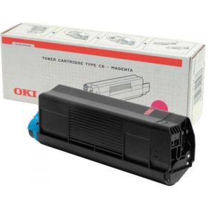 Toner OKI 42804506 (C5200, C5400), bíborvörös (magenta), eredeti