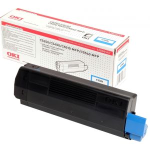 Toner OKI 42804547 (C5250, C5450, C5500, C5510, C5540), azúr (cyan), eredeti