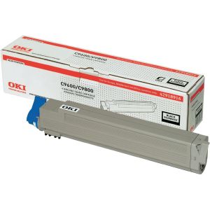 Toner OKI 42918916 (C9600, C9650, C9750, C9800, C9850), fekete (black), eredeti