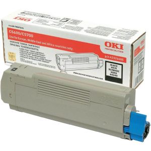 Toner OKI 43324408 (C5600, C5700), fekete (black), eredeti