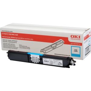 Toner OKI 44250723 (C110, C130, MC160), azúr (cyan), eredeti