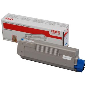 Toner OKI 44315307 (C610), azúr (cyan), eredeti