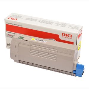 Toner OKI 46507613, C712, sárga (yellow), eredeti