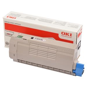 Toner OKI 46507616, C712, fekete (black), eredeti