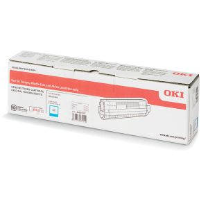 Toner OKI 46861307, C834, C844, azúr (cyan), eredeti