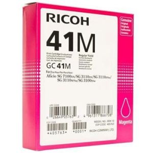 Ricoh GC41HM, 405763 tintapatron, bíborvörös (magenta), eredeti