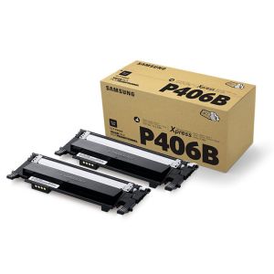 Toner Samsung CLT-P406B, kettős csomagolás, fekete (black), eredeti