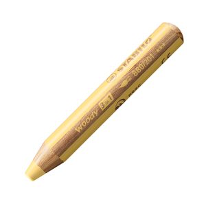 Színező toll, víztoll és viasztoll - STABILO fás 3 az 1-ben - pasztell sárga