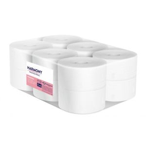 Toalettpapír 2 rétegű Harmony Premium Mini Jumbo 19 cm, tekercs 117,5 m (1 db)