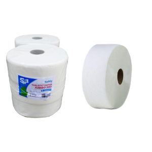 WC papír 2 rétegű Jumbo 28 cm fehér, cellulóz, tekercs 250 m