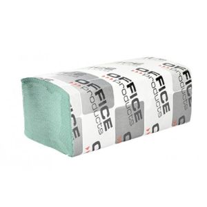Papírtörülközők Irodai termékek ZZ 1 rétegű zöld újrahasznosított (20 db.)