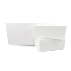 Hajtogatott papírtörlő ZZ 2 rétegű 100% cellulóz fehér (20 db.)