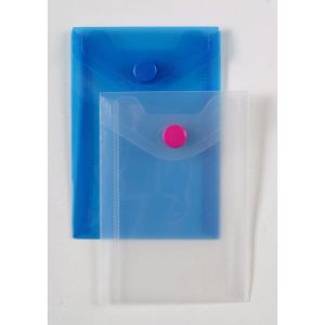 Műanyag borító A7 csapszeggel Karton PP kék