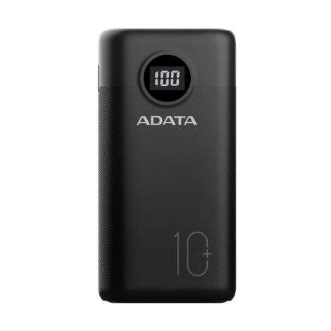 ADATA P10000QCD Power Bank 10000mAh fekete AP10000QCD-DGT-CBK