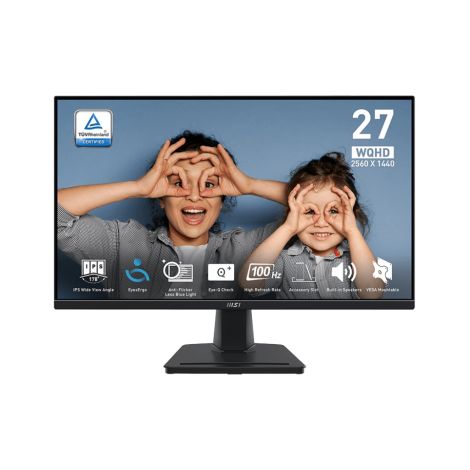 MSI Pro/MP275Q/27"/IPS/QHD/100Hz/1ms/fekete/2R PRO MP275Q