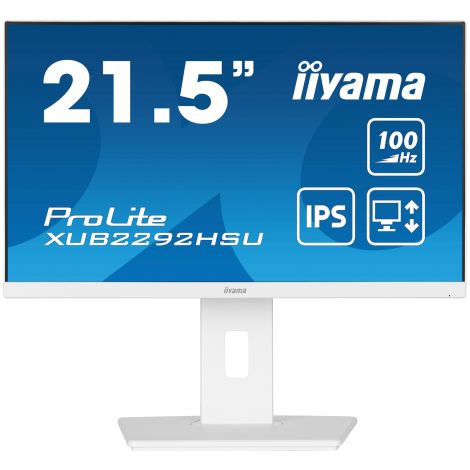 iiyama ProLite/XUB2292HSU-W6/21.5"/IPS/FHD/100Hz/0.4ms/White/3R XUB2292HSU-W6