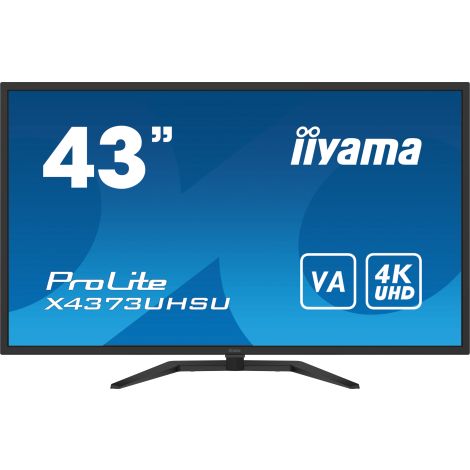 iiyama ProLite/X4373UHSU-B1/42.5"/VA/4K UHD/60Hz/3ms/Black/3R X4373UHSU-B1