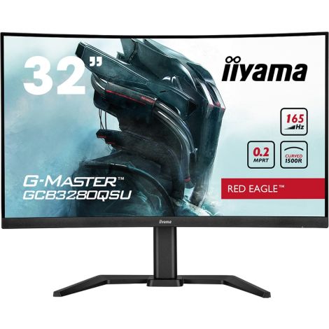 iiyama G-Master/GCB3280QSU-B1/31.5"/VA/QHD/165Hz/0.2ms/Black/3R GCB3280QSU-B1