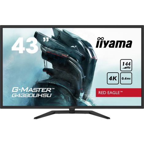 iiyama G-Master/G4380UHSU-B1/42.5"/VA/4K UHD/144Hz/0.4ms/fekete/3R G4380UHSU-B1